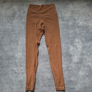 lululemon athletica Brown High-Waist Leggings